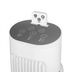 Ventilateur Tour Orbegozo TWM 0955 - Puissance 45 W et 3 Vitesses - Hauteur 79 cm - 3 Modes de Ventilation - Minuterie Programma