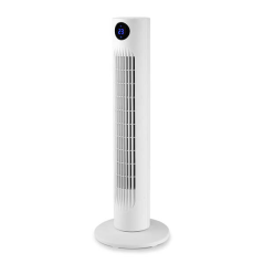 Ventilateur Tour Orbegozo TWM 0960 - Moteur Puissant 60W - Hauteur 78cm - Panneau LED avec Indicateur de Température - Fonction