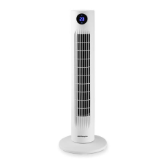 Ventilateur Tour Orbegozo TWM 0960 - Moteur Puissant 60W - Hauteur 78cm - Panneau LED avec Indicateur de Température - Fonction