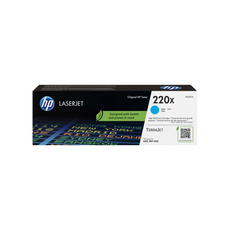 HP Toner 220X Cyan (W2201X) HP Toner 220X Cyan (W2201X)