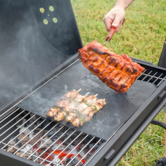 Lot de 2 tapis de cuisson pour four et barbecue Innovagoods - Réutilisables - Lavables au lave-vaisselle - Résistance à la chale