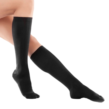 Chaussettes de compression Innovagoods Relax - Nylon - Taille unique - Unisexe - Ergonomiques - Anti-fatigue - Noires