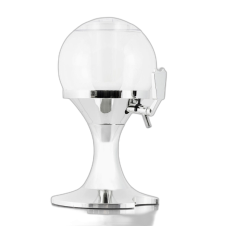 Distributeur de boissons rafraîchissant Innovagoods Ball - Capacité 3,5 L - Compartiment à glaçons - Facile à nettoyer - Réservo