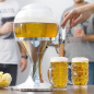 Distributeur de boissons rafraîchissant Innovagoods Ball - Capacité 3,5 L - Compartiment à glaçons - Facile à nettoyer - Réservo