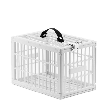 Cage de sécurité alimentaire pour réfrigérateur Innovagoods - Polypropylène - Serrure à combinaison - Poignée de transport - 28