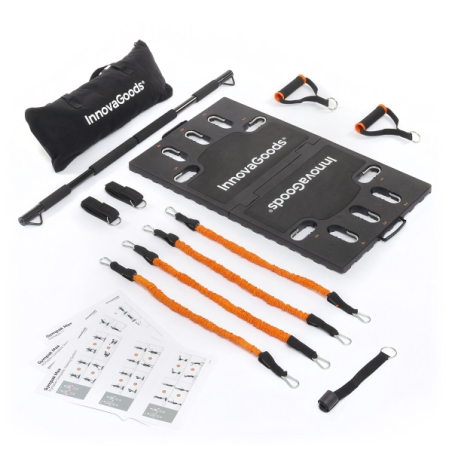 Kit d'entraînement complet et portable Innovagoods Gympak Max - Résistance ajustable - Compact - Guide d'exercices - Sac de tran