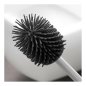 Brosse WC en caoutchouc Innovagoods Kleanu - Antidérapante - Système anti-goutte - Facile à nettoyer - Antibactérienne - 12 x 43