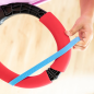 Appareil de musculation des bras Innovagoods Forcearc - Résistance ajustable - Guide d'exercices - Matériau antidérapant - 3 ban
