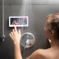 Étui mural étanche Innovagoods Cashower pour téléphones portables jusqu'à 7 pouces - Multifonction - Tactile - Anti-buée - Adhés