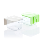 Lot de 2 boîtes de cuisine amovibles Innovagoods Handstore - Capacité 420 ml - Sans BPA - Faciles à nettoyer - Adhésifs de quali