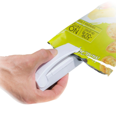 Scelleuse magnétique pour sacs Innovagoods - Fermeture hermétique - Prolonge la conservation des aliments - Fonctionne sur piles
