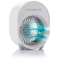 Humidificateur et rafraîchisseur d'air ultrasonique Innovagoods Koolizer - 4,5 W - Silencieux (45 dB) - 3 vitesses - Réservoir d