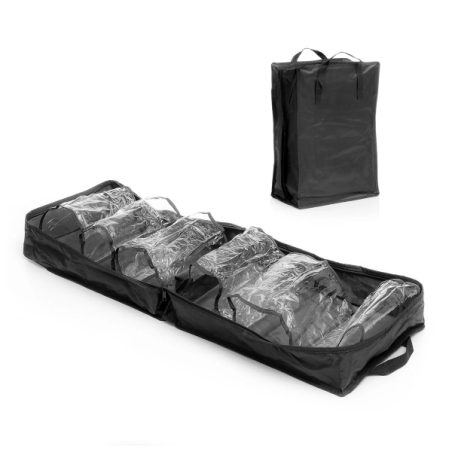 Sac à chaussures de voyage Innovagoods Doshen - Contient 6 paires - Poignées de transport - Fermeture éclair - 35 x 50 x 20 cm -