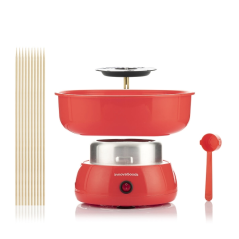 Machine à barbe à papa Innovagoods Cantty - Puissance 450 W - Facile à nettoyer - Bâtonnets et cuillère inclus - Idéale pour les