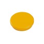Dahle Aimants 32 mm - Jaune (Lot de 10)