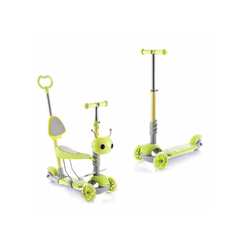 Trottinette convertible 3-en-1 Innovagoods Scuvol pour enfants - Roues de 12 cm - Supporte jusqu'à 40 kg - Accessoires inclus -