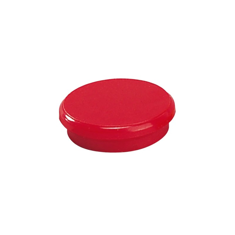 Dahle Aimants 24 mm - Rouge (Lot de 10)