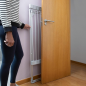 Étendoir à linge électrique pliable Innovagoods Drywing avec ailettes - 230 W - 20 barres - Supporte jusqu'à 15 kg - Câble de 14