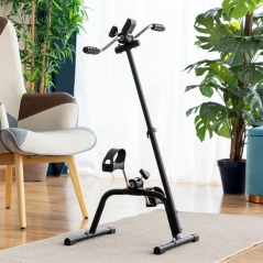Appareil d'exercice à double pédale Innovagoods Rollekal pour les bras et les jambes - Réglable - Affichage numérique - Antidéra