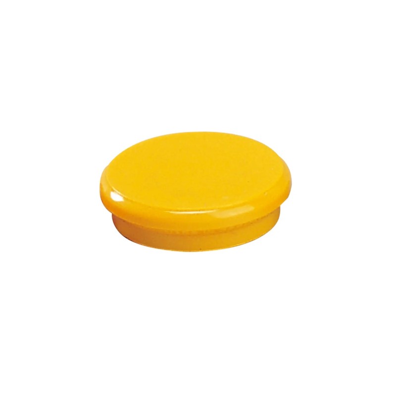 Dahle Aimants 24 mm - jaune (Lot de 10)
