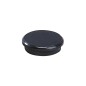Dahle Aimants 24 mm - Noir (Lot de 10)