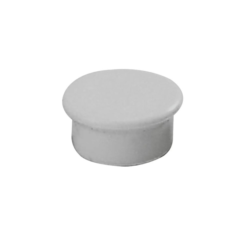 Dahle Aimants 13 mm - Gris (Lot de 10)