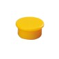 Dahle Aimants 13 mm - Jaune (Lot de 10)