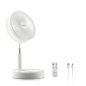 Ventilateur pliable 3-en-1 Innovagoods Fandle blanc 7200 mAh Ventilateur pliable 3-en-1 Innovagoods Fandle blanc 7200 mAh