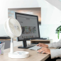 Ventilateur pliable 3-en-1 Innovagoods Fandle blanc 7200 mAh Ventilateur pliable 3-en-1 Innovagoods Fandle blanc 7200 mAh