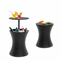 Table rafraîchissante de jardin 3 en 1 Innovagoods Frizzble - Multifonctionnelle - Capacité 20 L - Hauteur réglable - Résistante