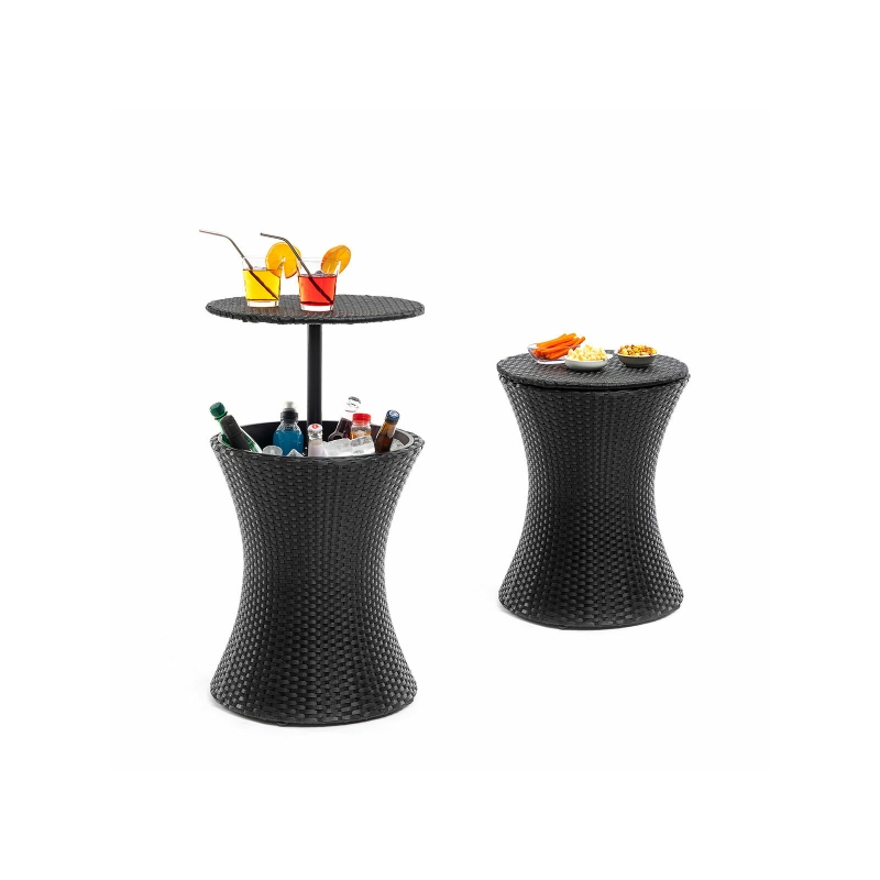 Table rafraîchissante de jardin 3 en 1 Innovagoods Frizzble - Multifonctionnelle - Capacité 20 L - Hauteur réglable - Résistante