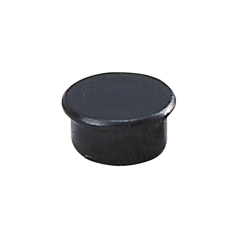 Dahle Aimants 13 mm - Noir (Lot de 10)