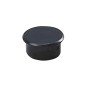Dahle Aimants 13 mm - Noir (Lot de 10)