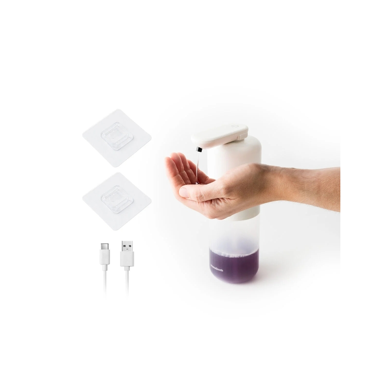 Distributeur automatique de savon liquide Innovagoods Bitesap - Batterie 1200 mAh - Réservoir 350 ml - Indice de protection IPX5