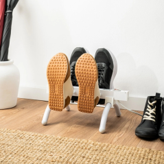 Séchoir à chaussures électrique Innovagoods Droe - 40 W - Capacité : 2 paires - Câble de 140 cm - Étanchéité IPX2 - Dimensions :