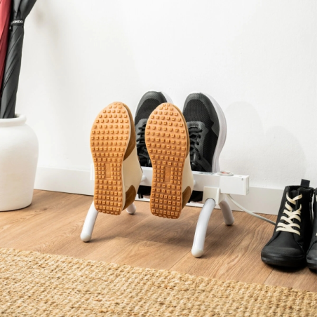 Séchoir à chaussures électrique Innovagoods Droe - 40 W - Capacité : 2 paires - Câble de 140 cm - Étanchéité IPX2 - Dimensions :
