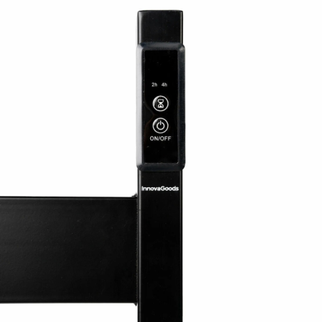 Sèche-serviettes électrique Innovagoods Towarck 5 barres - Puissance 140 W - Indice de protection IP44 - Câble de 140 cm - Acces