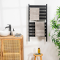 Sèche-serviettes électrique Innovagoods à 10 barres - 260 W - IP44 - Câble de 140 cm - Accessoires inclus - Température réglable