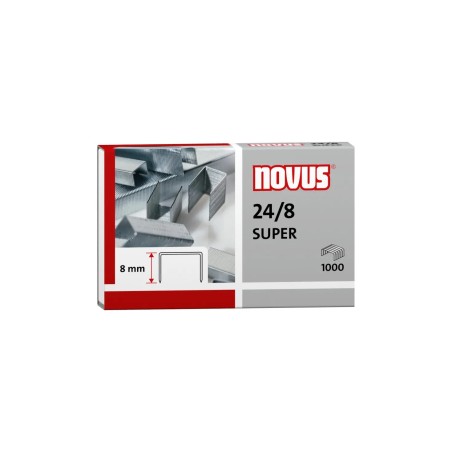 ✅ Novus 1000 agrafes galvanisées 24/8 couleur Acero en stock