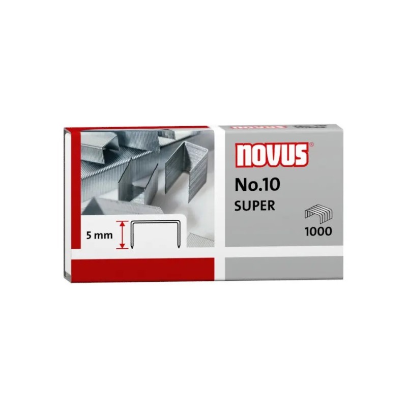 Novus 1000 Agrafes Nº 10 Galvanisées