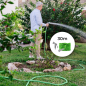 Tuyau d'arrosage extensible Innovagoods Hoxtend 30 m - Pression jusqu'à 8 bars - Accessoires inclus - Vert et gris