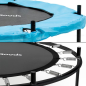 Trampoline enfant Innovagoods Zuply avec filet de sécurité - Supporte jusqu'à 25 kg - Protection UV - Résistant à l'eau - Poteau