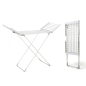 Étendoir à linge électrique Innovagoods Warmmat avec ailettes - 230 W - 20 barres - Supporte jusqu'à 15 kg - Écran tactile - Tem