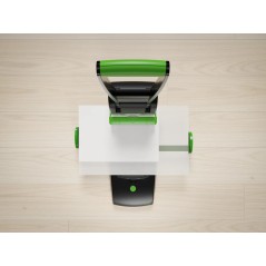 ✅ Novus Perfo B2200 re+new - Plastique recyclé - 200 feuilles - 2/4 trous couleur Noir/vert en stock