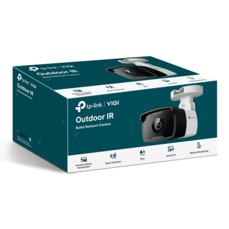 TP-Link Vigi C330I Camara de Seguridad para Exterior - Lente de 6mm - Ethernet - Resolucion de 3Mpx - Deteccion Inteligente - IP