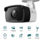 TP-Link Vigi C330I Camara de Seguridad para Exterior - Lente de 6mm - Ethernet - Resolucion de 3Mpx - Deteccion Inteligente - IP