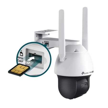 TP-Link Vigi C540-4G Camara de Seguridad para Exterior - Lente de 4mm - IP66 - WiFi - Deteccion Inteligente - Resolucion de 4Mpx