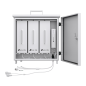 TP-Link Vigi PS90 Regulador de Carga para Panel Solar - IP66 - Voltaje 10.95V - Bateria de Litio 93.6Ah - Controlador MPPT - Cal