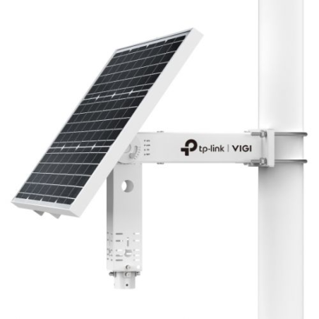TP-Link Vigi SP6030 Panel Solar con Soporte para Camaras - 60W - Bateria 31.2Ah - IP66 - Ethernet RJ45 - Velocidad hasta 100Mbps