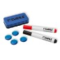 Dahle Pack Marqueurs + Effaceur + Aimants - Tableau Blanc